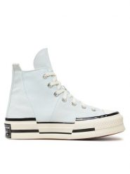Converse Trampki Chuck 70 Plus A03537C Błękitny. Niebieskie trampki Converse, bez wzorów, z materiału, bez zapięcia. Za 329.99 zł.