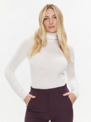 Marella Golf Incom 2333660836200 Biały Slim Fit. Białe swetry Marella, xl, bez wzorów, z wełny, bez ramiączek. Za 879.99 zł.