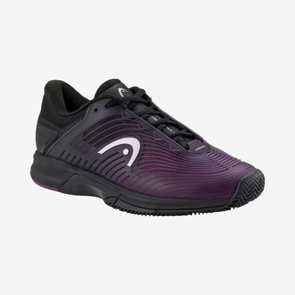 Buty tenisowe Head Revolt Pro 4.5 Clay. Czarne buty treningowe Head, bez wzorów, z gumy, bez zapięcia, tenisowe. Za 510.00 zł.