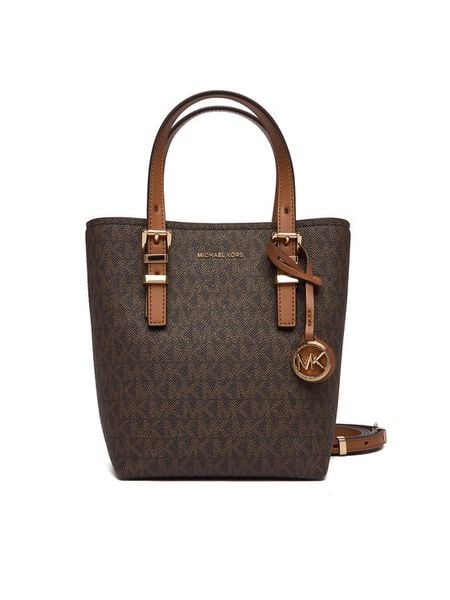 MICHAEL Michael Kors Torebka 32T5GQNC0B Brązowy. Brązowe listonoszki MICHAEL Michael Kors, bez wzorów, ze skóry, bez dodatków. Za 859.99 zł.