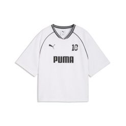 Damska luźna koszulka PUMA Sport PUMA. Białe t-shirty sportowe Puma, bez wzorów, bez ramiączek, do biegania. Za 159.00 zł.