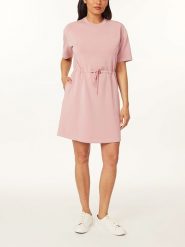 Scotch & Soda Sukienka w kolorze jasnoróżowym rozmiar: XS. Różowe sukienki Scotch & Soda, xs, bez wzorów, bez kołnierzyka, bez ramiączek, midi. Za 225.05 zł.