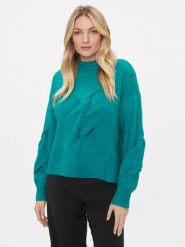 YAS Sweter 26031213 Turkusowy Regular Fit. Niebieskie swetry YAS, s, bez wzorów, z syntetyku, bez ramiączek. Za 219.99 zł.