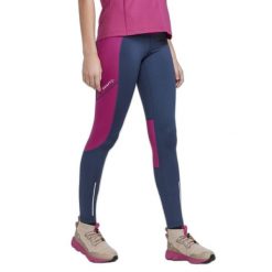 Legginsy damskie Craft Adv Essence Warm. Fioletowe legginsy Craft, bez wzorów, z materiału, sportowe. Za 173.00 zł.