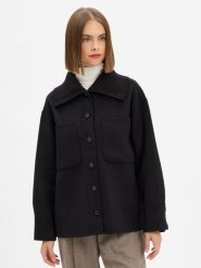 Opus Damska kurtka pudełkowa z zawartością wełny - Josia Kobiety czarny jednolity, 40. Czarne kurtki Opus, bez wzorów, z wełny, bez kaptura. Za 699.95 zł.