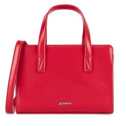 Torebka JENNY. Czerwone listonoszki Jenny, bez wzorów, klasyczne, bez dodatków. Za 109.99 zł.