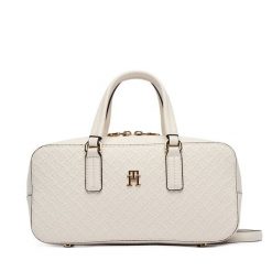 Torebka Tommy Hilfiger. Białe torebki klasyczne Tommy Hilfiger, bez wzorów, klasyczne, bez dodatków. Za 649.99 zł.