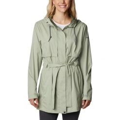 Płaszcz przeciwdeszczowy damski Columbia Pardon My Trench Rain. Zielone kurtki przeciwdeszczowe Columbia, m, bez wzorów, bez kaptura. W wyprzedaży za 390.00 zł.
