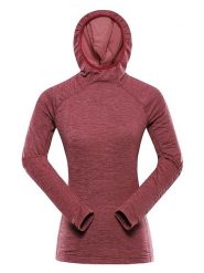 Alpine Pro Bluza polarowa "Rolta" w kolorze czerwonym rozmiar: XL. Czerwone bluzy z kapturem Alpine Pro, xl, bez wzorów, z materiału. Za 165.95 zł.
