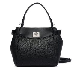 Torebka Calvin Klein. Czarne torebki klasyczne Calvin Klein, bez wzorów, klasyczne, bez dodatków. Za 489.99 zł.