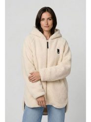 Alife and kickin Kurtka pluszowa "Dominique" w kolorze kremowym rozmiar: L. Brązowe kurtki Alife and Kickin, l, bez wzorów, bez kaptura. Za 130.99 zł.
