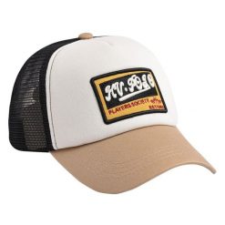 Czapka z daszkiem HV Polo Carol. Brązowe czapki z daszkiem HV POLO, bez wzorów. Za 158.00 zł.
