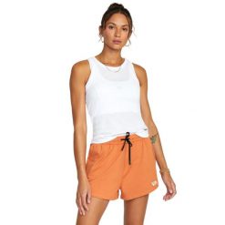 Spodenki sportowe damskie Rvca Women's Sport Vent Workout. Brązowe szorty sportowe RVCA, bez wzorów, z elastanu. Za 156.00 zł.