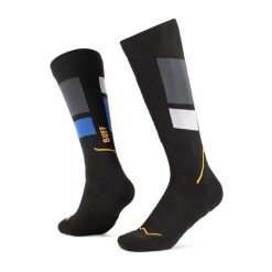 Skarpetki sportowe dla dorosłych Thermonet Over The Calf Socks. Czarne skarpetki Buff, bez wzorów, z elastanu, narciarskie. Za 149.99 zł.