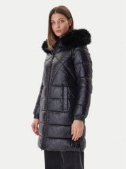 Geox Kurtka zimowa Backsie W5628H T3121 F9000 Czarny Regular Fit. Czarne kurtki Geox, na zimę, bez wzorów, z syntetyku, bez kaptura. Za 1,349.00 zł.