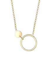 Elli Naszyjnik damski z płytką Geo Design w srebrze próby 925 Sterling Silver Naszyjniki 1 ct Damski. Szare naszyjniki Elli, z materiału, srebrne. Za 293.99 zł.