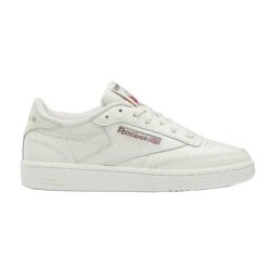 Damskie Skórzane Buty Sportowe Club C 85 Vintage. Białe buty treningowe Reebok, bez wzorów, z gumy, bez zapięcia, trekkingowe. Za 299.00 zł.