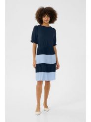 CULTURE Sukienka w kolorze granatowym rozmiar: XL. Niebieskie sukienki Culture, na co dzień, xl, bez wzorów, bez kołnierzyka, bez ramiączek, midi, proste. Za 173.99 zł.