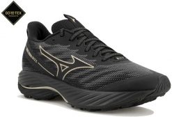 Buty do biegania damskie Mizuno Wave Rider GTX 2. Szare buty treningowe Mizuno, bez wzorów, z gore-texu, bez zapięcia, do biegania, mizuno wave, gore-tex. Za 769.99 zł.