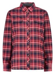 CMP Koszula funkcyjna w kolorze czerwonym ze wzorem rozmiar: 42. Czerwone koszule CMP, bez wzorów, z materiału, sportowe, bez kołnierzyka, bez ramiączek. Za 114.17 zł.