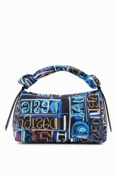 Desigual torebka kolor czarny. Czarne shopper bag Desigual, bez wzorów, na ramię, bez dodatków. Za 429.99 zł.