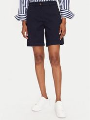 Gant Szorty materiałowe 4020119 Granatowy Regular Fit. Niebieskie szorty Gant, bez wzorów, z bawełny. Za 369.99 zł.