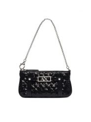 Armani Exchange Torebka XW002986 AF26448 UC001 Czarny. Czarne kopertówki Armani Exchange, bez wzorów, z materiału, bez dodatków. Za 479.99 zł.