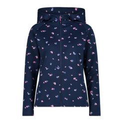 Bluza damska turystyczna CMP 32C8386P. Niebieskie bluzy CMP, l, bez wzorów, sportowe, bez ramiączek, bez kaptura. W wyprzedaży za 258.99 zł.