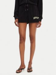 Juicy Couture Szorty sportowe Perkin JCWHS125322 Czarny Relaxed Fit. Czarne szorty sportowe Juicy Couture, bez wzorów, z bawełny. Za 179.99 zł.