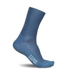 Skarpetki Rowerowe Unisex Luxa Classic. Niebieskie skarpetki LUXA, bez wzorów, z materiału. Za 64.90 zł.