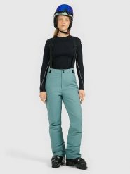 4F Spodnie narciarskie w kolorze turkusowym rozmiar: M. Niebieskie spodnie narciarskie 4f, bez wzorów, narciarskie, Dermizax. Za 427.42 zł.