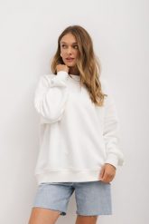 BLUZA BIG SISTER ECRU One size - Flawless. Bluzy Flawless, bez wzorów, z bawełny, bez kaptura, trekkingowe. Za 327.00 zł.