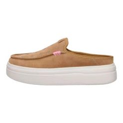 HeyDude Damskie Mokasyny Austin Lift Suede. Brązowe mokasyny Hey dude, bez wzorów, z materiału. Za 279.00 zł.