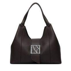 Torebka Armani Exchange. Brązowe torebki klasyczne Armani Exchange, bez wzorów, klasyczne, bez dodatków. Za 779.99 zł.