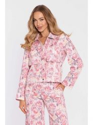 Made of emotion Kurtka w kolorze jasnoróżowym rozmiar: XXL/3XL. Różowe kurtki Made Of Emotion, xl, bez wzorów, bez kaptura. Za 244.99 zł.