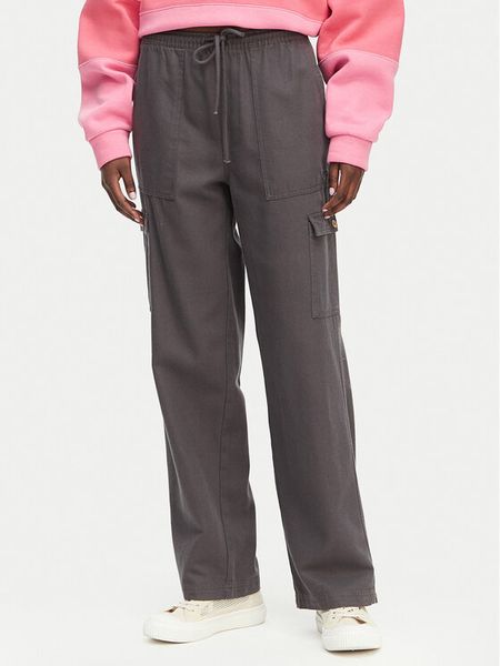 Roxy Spodnie materiałowe Precious ERJNP03584 Granatowy Regular Fit. Niebieskie spodnie materiałowe Roxy, bez wzorów, z bawełny. Za 339.99 zł.
