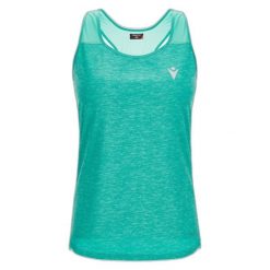 Damski tank top Macron Start Gaenor. Szare topy Macron, bez wzorów, sportowe, bez kołnierzyka, bez ramiączek. Za 213.50 zł.