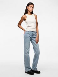 Pieces Dżinsy - Regular fit - w kolorze błękitnym rozmiar: W31/L32. Niebieskie jeansy Pieces, l, bez wzorów, klasyczne. Za 105.88 zł.