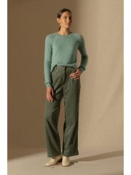 Perfect Cashmere Kaszmirowy sweter w kolorze zielonym rozmiar: S. Zielone swetry Perfect Cashmere, s, bez wzorów, z kaszmiru, bez ramiączek. Za 347.99 zł.