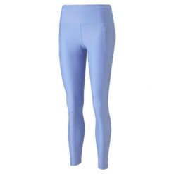 Legginsy Sportowe Damskie Puma Run Key Item Ultraform Fl. Niebieskie legginsy Puma, bez wzorów, z materiału, sportowe, długie. Za 201.99 zł.