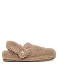 Crocs Kapcie Classic Cozzzy 209386 Beżowy. Brązowe kapcie Crocs, bez wzorów, z materiału. Za 229.99 zł.