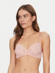 Hunkemöller Biustonosz z fiszbiną Juliette 302159 Różowy. Czerwone biustonosze Hunkemöller, bez wzorów, z syntetyku. Za 99.99 zł.