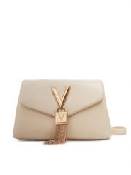 Valentino Torebka Stella VBS9AK09 Écru. Listonoszki Valentino, bez wzorów, ze skóry, bez dodatków. Za 349.99 zł.