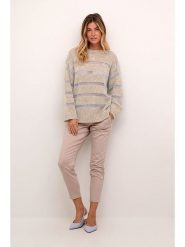 Cream Sweter "Jadie" w kolorze błękitno-beżowym rozmiar: L. Brązowe swetry Cream, l, bez wzorów, z wełny, bez ramiączek. Za 145.60 zł.