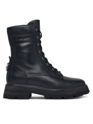 MICHAEL Michael Kors Trzewiki Caleb 40F6CBFE5L Czarny. Czarne botki MICHAEL Michael Kors, bez wzorów, ze skóry, bez obcasa, na płaskiej podeszwie, bez zapięcia. Za 1,169.00 zł.