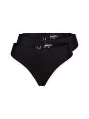 Snocks Stringi w 2-paku Kobiety czarny, S. Czarne stringi Snocks, bez wzorów, z materiału. Za 109.95 zł.