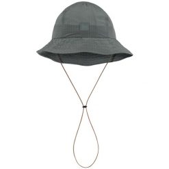 Kapelusz BUFF GO BUCKET HAT SOLID. Szare kapelusze Buff, bez wzorów, sportowe. Za 189.90 zł.