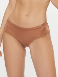 Gossard Bokserki Glossies 6274 Brązowy. Brązowe bokserki damskie Gossard, bez wzorów, z syntetyku. Za 59.99 zł.