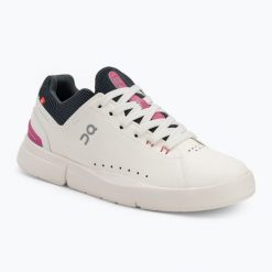 Buty damskie On The Roger Advantage. Białe buty do biegania On, bez wzorów, z materiału, bez zapięcia, do biegania. Za 529.99 zł.