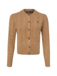Polo Ralph Lauren Kardigan z zawartością kaszmiru Kobiety Kaszmir beżowy, S. Brązowe swetry Polo Ralph Lauren, s, bez wzorów, z kaszmiru, bez ramiączek. Za 1,199.95 zł.